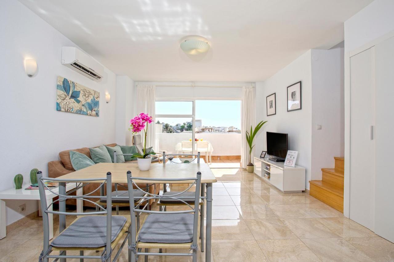 Atico Frente Al Mar - Vistas, Piscina, Terrazas, Parking! Lägenhet Benalmádena Exteriör bild