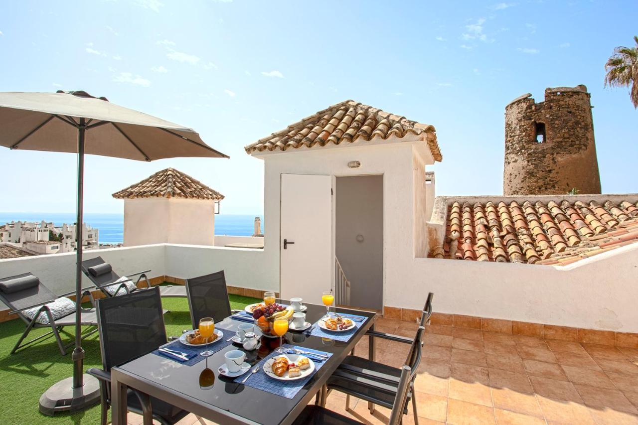 Atico Frente Al Mar - Vistas, Piscina, Terrazas, Parking! Lägenhet Benalmádena Exteriör bild